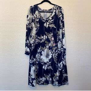Lularoe Xl Floral Emily Dress 16-18